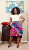 Ahuofe colorful skirt