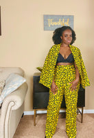 Ankara Yellow Delight Suit