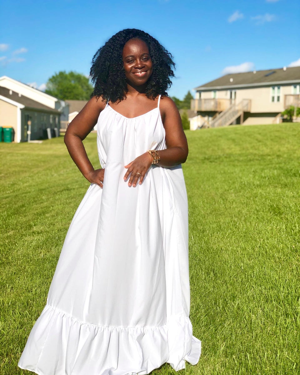 Ewuraba white dress – ACCRA-JUNCTION