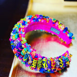 Ankara candy beads headbands