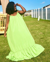 Ewuraba lime green dress